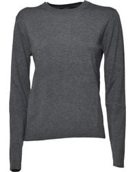 Weekend by Maxmara - Round-Neck Long-Sleeve Top - Lyst