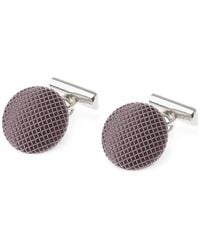 Corneliani - Silk-Coated Metal Cufflinks - Lyst