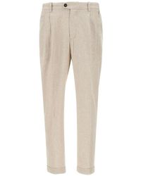 Devore - Pantalones Rectos Con Pinzas - Lyst