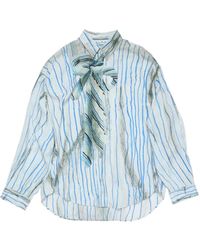 Acne Studios - Gestreept Overhemd - Lyst