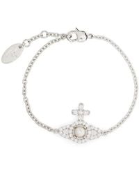 Vivienne Westwood - Olympia Pearl Chain Bracelet - Lyst