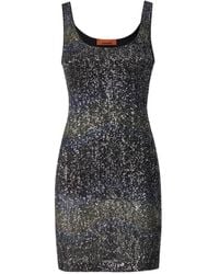 Missoni - Sequin-Embellished Zig-Zag Mini Dress - Lyst