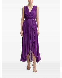 Morgan - Pleated Chain Maxi Dress - Lyst