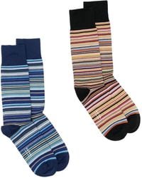 Paul Smith - Striped Socks 2 Pack - Lyst