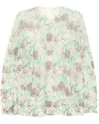 JNBY - Floweral Knitted Top - Lyst