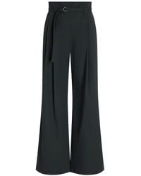 Proenza Schouler - Raver Belted Pleated Trousers - Lyst