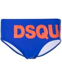 DSquared² - Logo-Print Swimming Trunks - Lyst