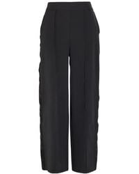 Nike - Side-Stripe Pleated Trousers - Lyst