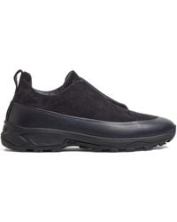 ZEGNA - Triple Stitch Leren Suède Sneakers - Lyst
