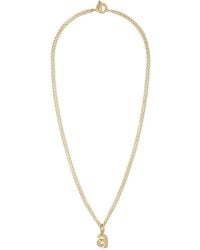 Roxanne Assoulin - The Puffy Initial Necklace - Lyst