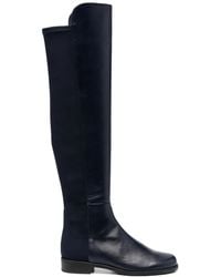 Stuart Weitzman - Panelled Knee-Length Leather Boots - Lyst