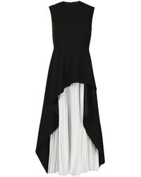 Solace London - Severny Pleated Midi Dress - Lyst