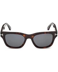 Tom Ford - Tortoiseshell-Effect Rectangle-Frame Sunglasses - Lyst