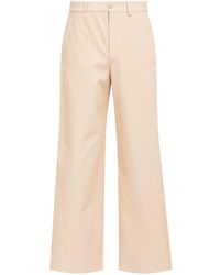 MM6 by Maison Martin Margiela - Wide-Leg-Hose aus Gabardine - Lyst