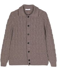 Cruciani - Cable-knit Cardigan - Lyst