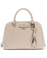 Guess - Borsa Tote Dita Con Logo Goffrato - Lyst