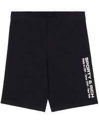 Sporty & Rich - Sport&rich Shorts Black - Lyst