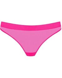 Maison Close - Corps À Corps Neon Semi-Sheer Briefs - Lyst