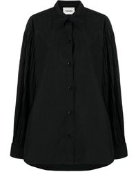 Nanushka - Nele Pleated-sleeves Poplin Shirt - Lyst