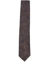 BIGI MILANO - Paisley-Pattern Silk Tie - Lyst