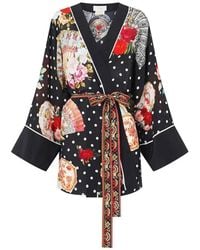 CAMILLA - Daughters Of Duende Floral-Print Kimono Jacket - Lyst