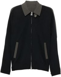 Sacai - Weathercloth X Knit Blouson - Lyst