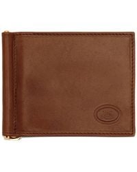 The Bridge - Story Leather Money-Clip Wallet - Lyst