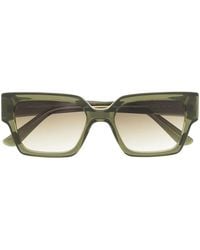 KARL LAGERFELD - Logo-Print Square-Frame Sunglasses - Lyst