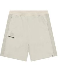 Aape By A Bathing Ape - Logo-Tape Track Shorts - Lyst