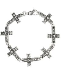 Emanuele Bicocchi - Notre-Dame Cross Bracelet - Lyst