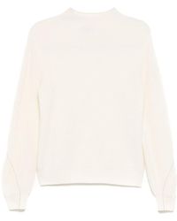 N.Peal Cashmere - Pull Nervuré À Col Cheminée - Lyst