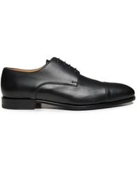 Amedeo Testoni - Cap-Toe Lace-Up Derby Shoes - Lyst