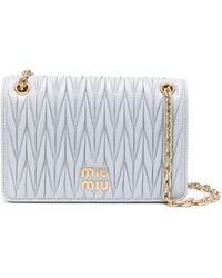 Miu Miu - Mini-Tasche Aus Matelassé-Leder - Lyst