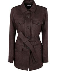 P.A.R.O.S.H. - Belted Jacket - Lyst