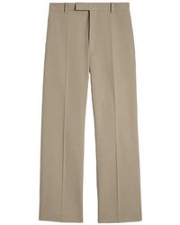 Jil Sander - Cotton-Drill Trousers - Lyst
