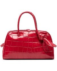 Jacquemus - Croc-Effect Knotted Clutch Bag - Lyst