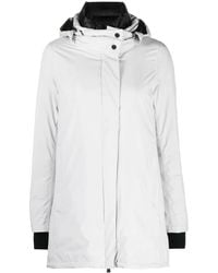 Herno - Chaqueta Con Capucha Y Logo Estampado - Lyst