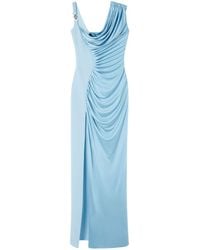 Versace - Vestido de fiesta Medusa '95 drapeado - Lyst