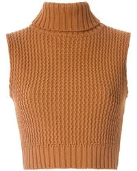 Olympiah - Arabe Knitted Cropped Top - Lyst