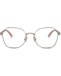 COACH - Geometric-Frame Glasses - Lyst