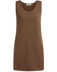 12 STOREEZ - Sleeveless Scoop-Neck Mini Dress - Lyst