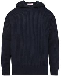 Orlebar Brown - Kirk Chunky Rib-Knit Hoodie - Lyst