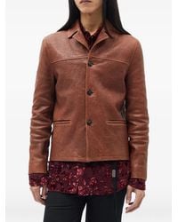 Ann Demeulemeester - Pareli Leather Jacket - Lyst