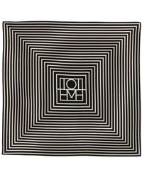 TOTEME - Signature Monogram Silk Scarf - Lyst