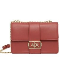 ARMANI EXCHANGE - Metal-Logo Chain Satchel - Lyst