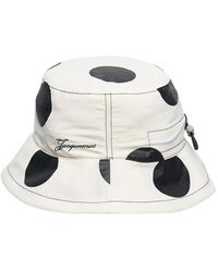 Jacquemus - Bob Baluchon Polka-Dot Bucket Hat - Lyst