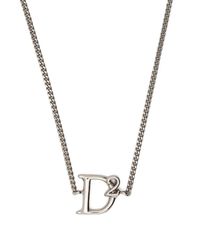 DSquared² - Monogram-charm Pendant Necklace - Lyst