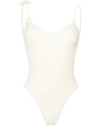 LaRevêche - Ashar Floral-Appliqué Swimsuit - Lyst