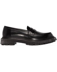 Adieu - Penny-slot Leather Loafers - Lyst