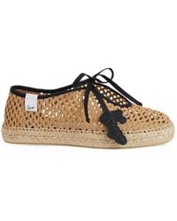 KENZO - Espadrilles Lacées À Logo Signature - Lyst